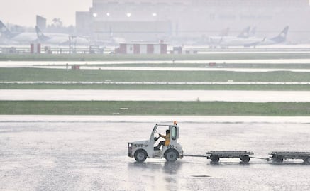 Abandonan el mantenimiento hidráulico del aeropuerto