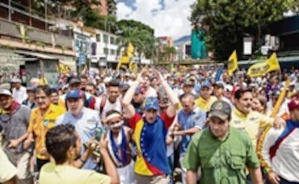 Oposición muestra fuerza en Caracas