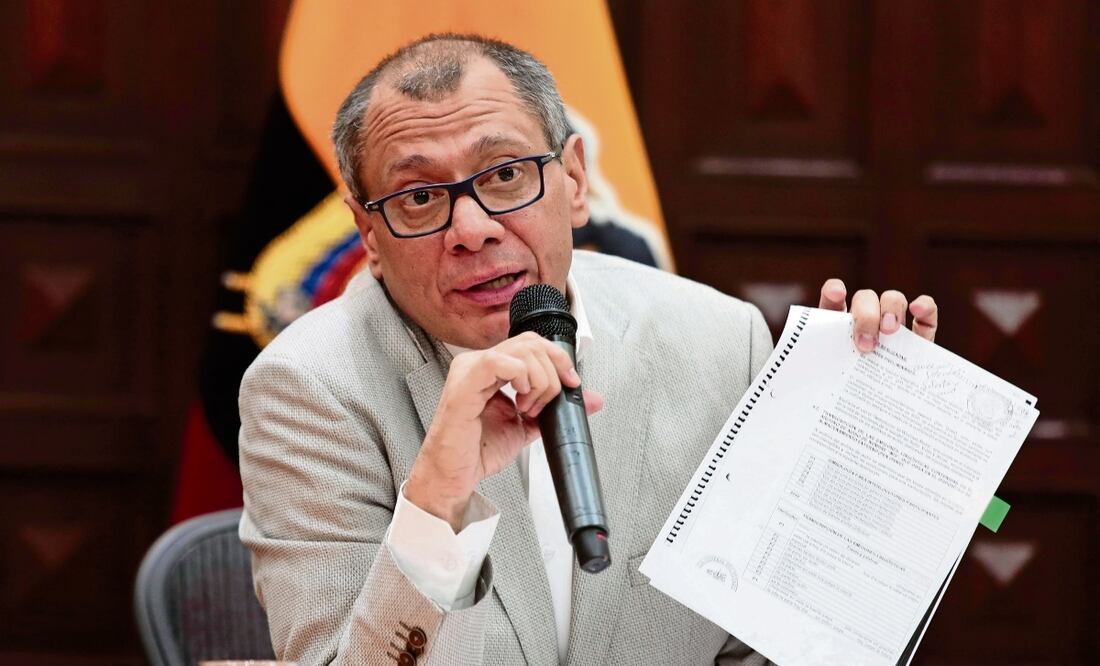 Piden prisión preventiva contra Jorge Glas