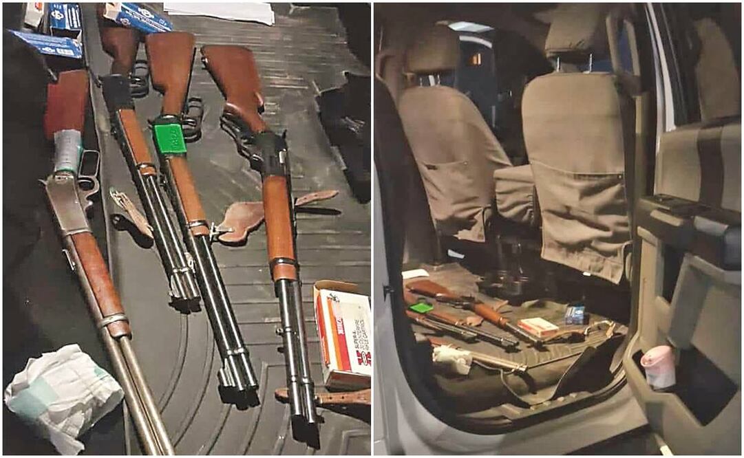 Los LeBarón denunciaron que las armas por las cuales fueron detenidas las 5 personas fueron sembradas por municipales de Nuevo Casas Grandes. Foto: Especial.