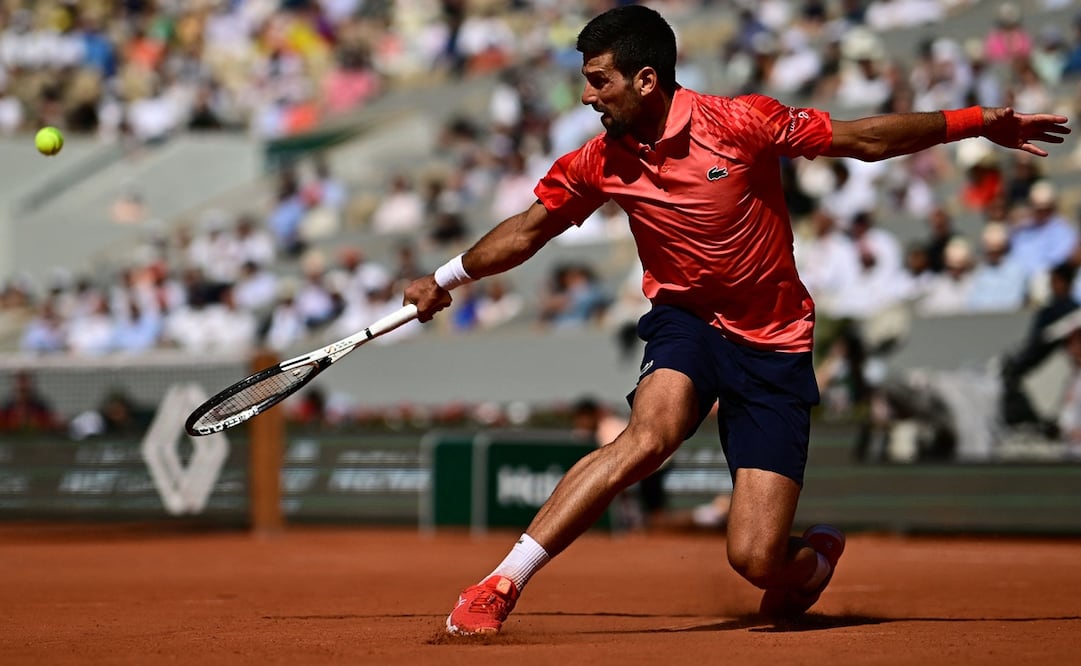 Novak Djokovic avanzó a Octavos de Final de Roland Garros / Foto: AFP