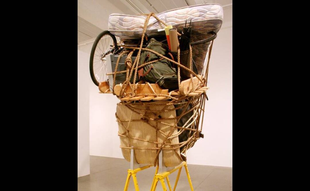 La pieza Temporary Storage (Almacenaje provisional) se exhibe en la exposición colectiva "Home —So Different, So Appealing", en el Museo de Arte del Condado de Los Ángeles . FOTO: CORTESÍA LACMA.