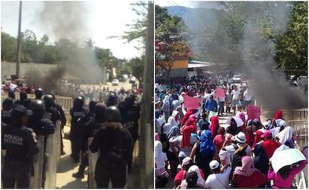 Se enfrentan policías y familiares de reos fuera de penal de Acapulco
