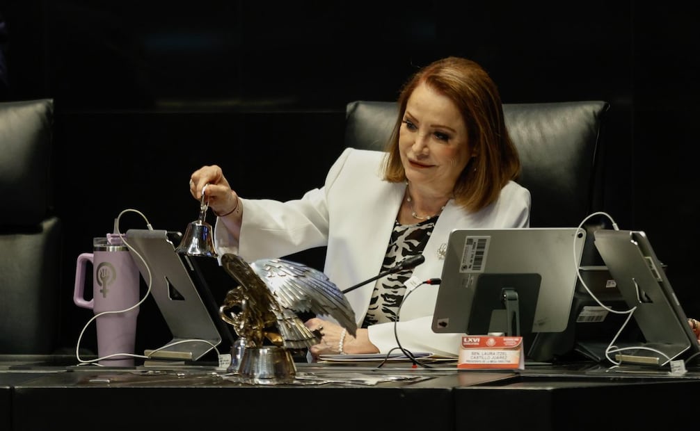 Aspectos de la sesión ordinaria en el pleno del Senado de la República, donde hoy se discutió un proyecto de decreto en materia de feminicidio, así mismo el Senado avaló a Amalia Ortiz Armendiz como jueza federal, y a Yolanda Romero Vazquez y Alejandro Perea Ramirez como magistrados de circuito. Foto: Diego Simón Sánchez / EL UNIVERSAL