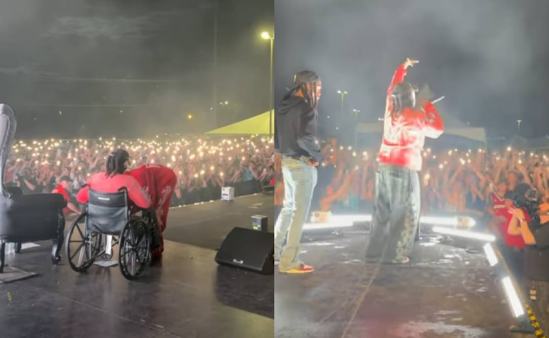 Offset regresó a los escenarios a casi una semana de haber sido herido en un tiroteo. Foto: Instagram.