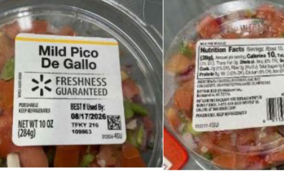 Retiran alimentos preparados con jalapeño por brote de diarrea explosiva en EU. (09/08/26) Foto: FDA