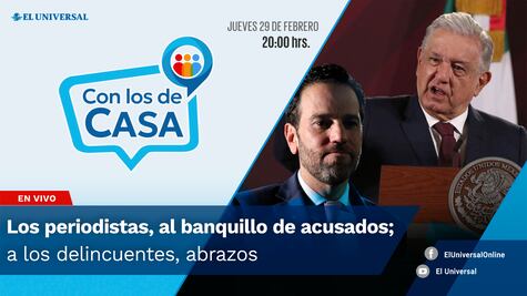 Carlos Loret, al banquillo de acusados; a los delincuentes, abrazos