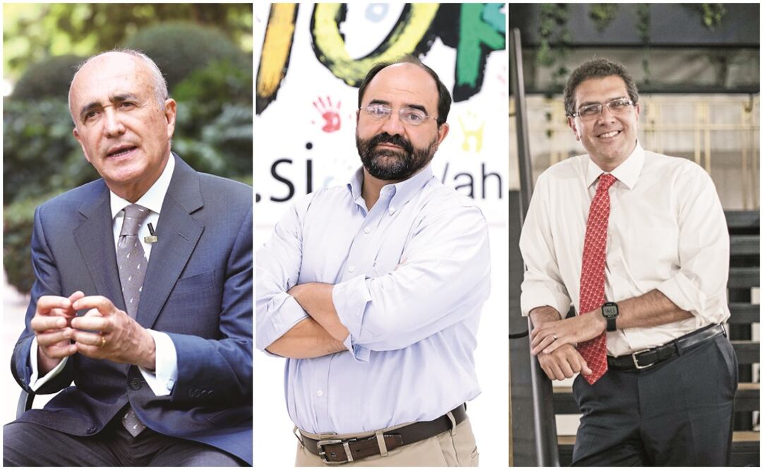 Pedro Ferriz de Con Periodista, Emilio Álvarez Icaza Ex secretario ejecutivo de la CIDH, Armando Ríos Piter Senador (FOTO: ARCHIVO EL UNIVERSAL)