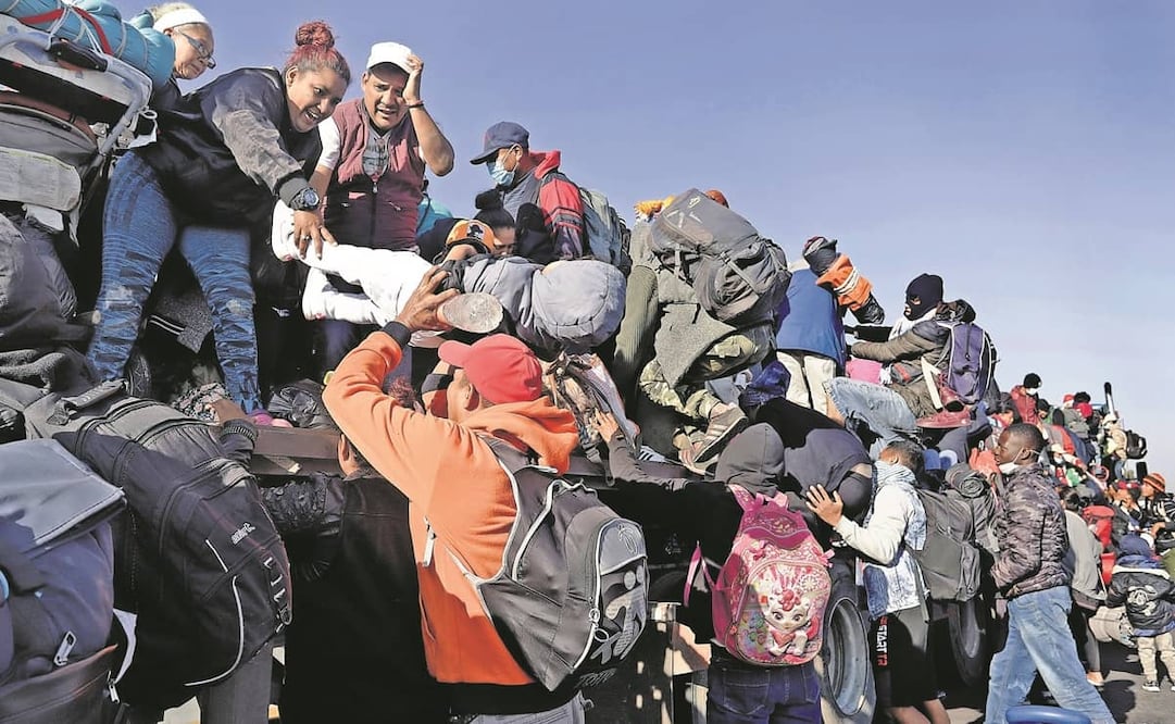 Uno de los retos en migración para el gobierno federal es establecer una clara regularización de extranjeros. Foto: ARCHIVO EL UNIVERSAL