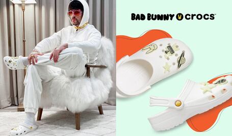 Bad Bunny lanza colaboración con Crocs y se agotan de inmediato