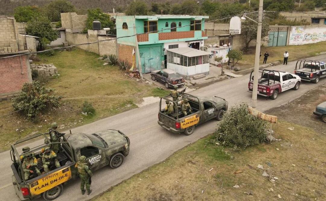 Sedena realiza alertamiento a la población sobre el riesgo ante el semáforo Amarillo Fase 3 del volcán Popocatépetl. Foto: Cortesía Sedena