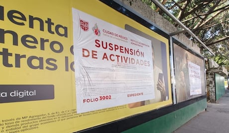Suspenden 19 vallas publicitarias irregulares en CDMX; buscan reducir contaminación visual, informó el Invea