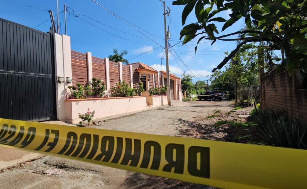 Casa es balaceada en Sinaloa (09/08/2025). Foto: Cortesía