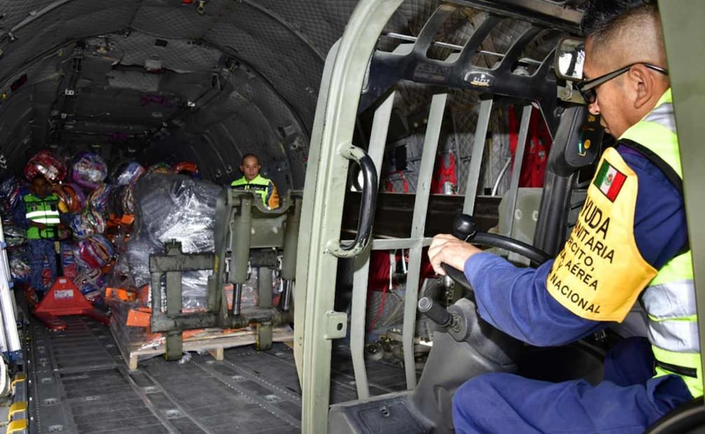 Defensa traslada ayuda humanitaria a Jamaica. Foto: Especial