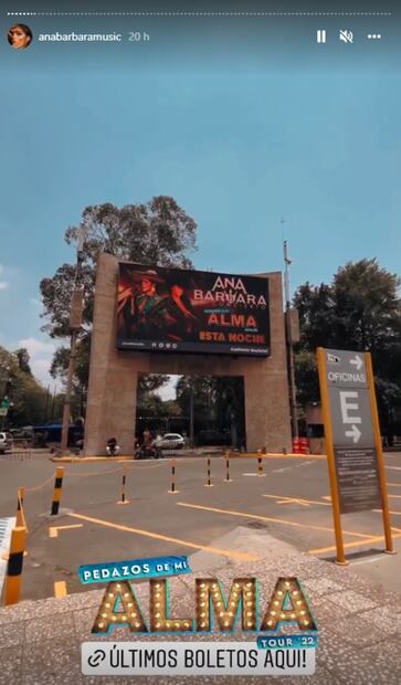 Así vivió Ana Bárbara los momentos previos a su primer Auditorio Nacional