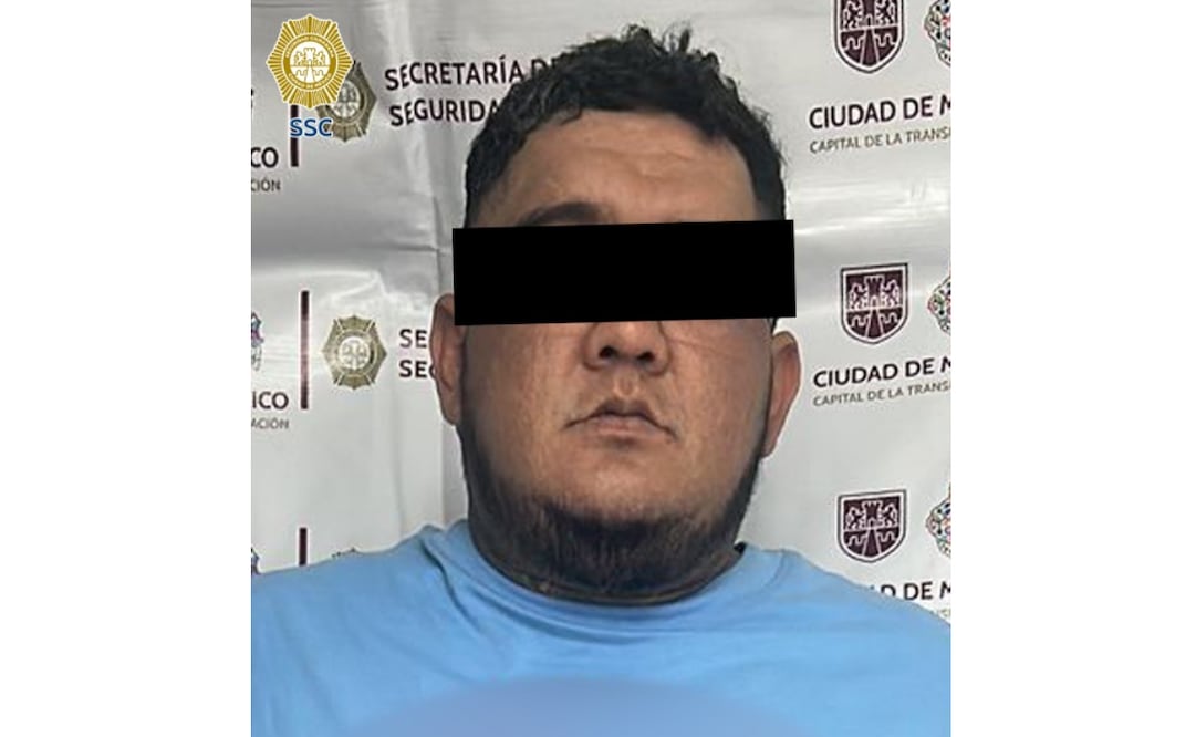 La detención ocurrió en la colonia Moctezuma Segunda Sección tras labores de investigación e inteligencia. (05/01/26) Foto: Cortesía