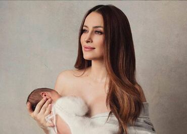 Filtran foto de León, hijo de Carlos Rivera: Cynthia Rodríguez pide discreción