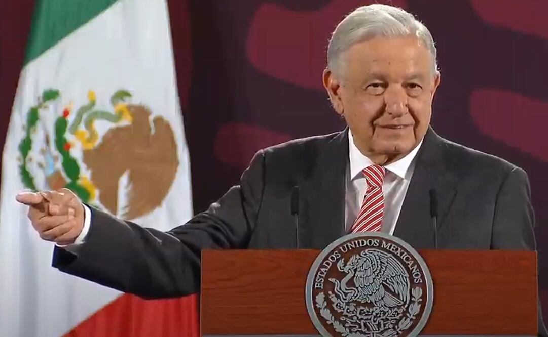 López Obrador en su mañanera del 9 de septiembre. Foto: Captura