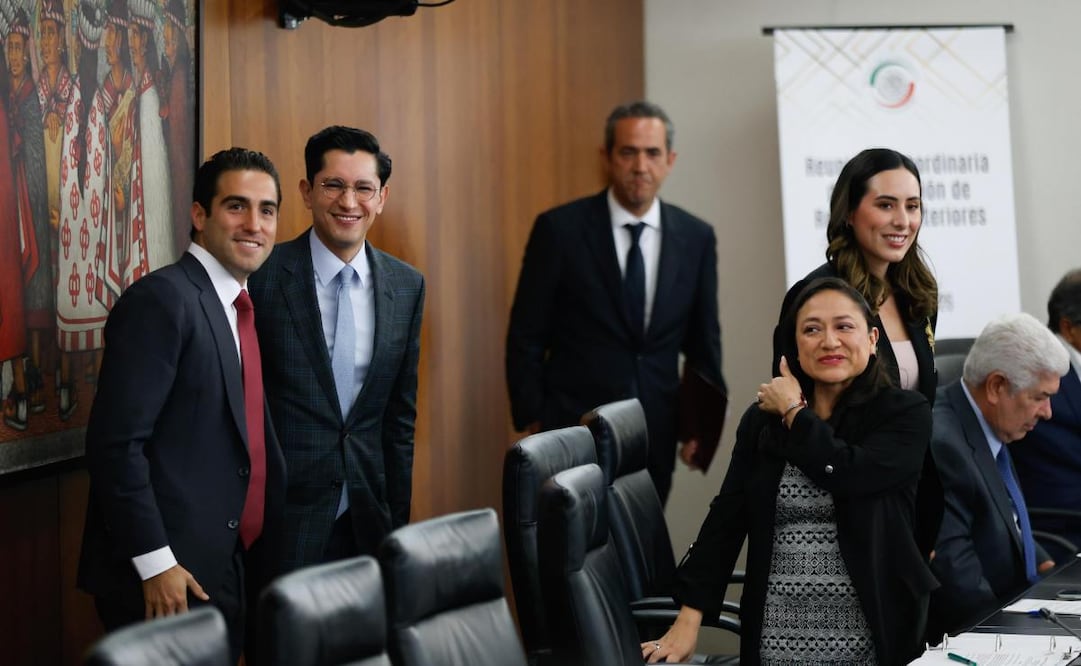 Comparecencia de Roberto Velasco Álvarez ante la comisión de Relaciones Exteriores en el Senado de la República para buscar la titularidad de la SRE (08/04/2026). Foto: Diego Simón Sánchez/ EL UNIVERSAL