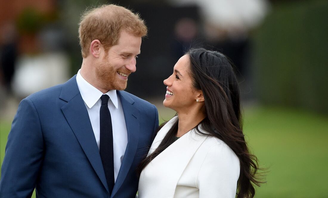 Meghan Markle y el príncipe Harry. Foto: EFE
