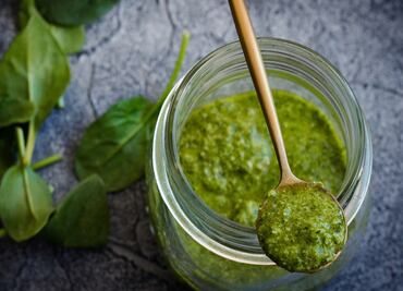 #Receta de pesto con jalapeño tatemado
