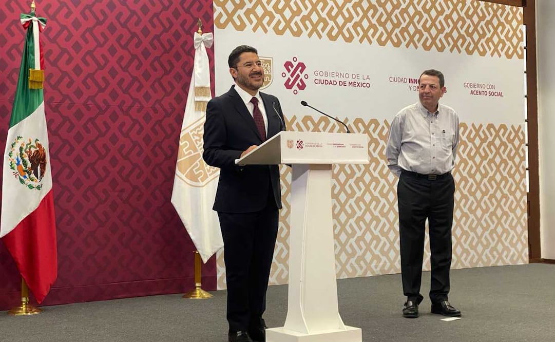 Martí Batres, jefe de Gobierno de la CDMX. Foto: Alberto Acosta / EL UNIVERSAL