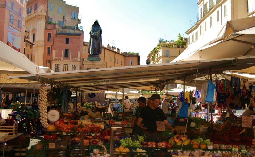 Conoce el mercado Campo de'Fiordi y aprende a preparar una auténtica pasta italiana. (Foto: Thinkstock)