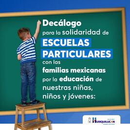 Huixquilucan pide a Colegios privados dar facilidades de pago a padres de familia