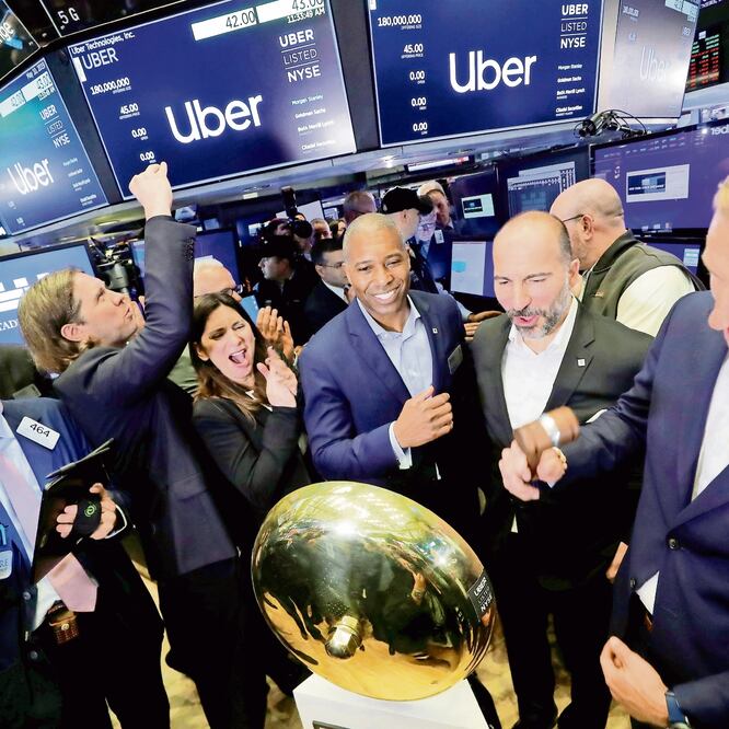 La salida a bolsa de Uber era una de las operaciones más esperadas durante este año. La operación estuvo liderada por las instituciones financieras Morgan Stanley, Goldman Sachs y Bank of America Merrill Lynch. BRENDAN MCDERMID. REUTERS