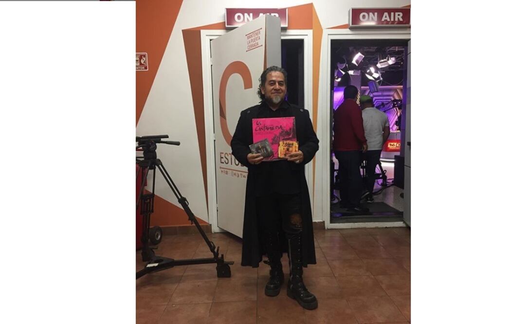 Salvador Moreno, vocalista de La Castañeda. Foto: Instagram La Castañeda oficial