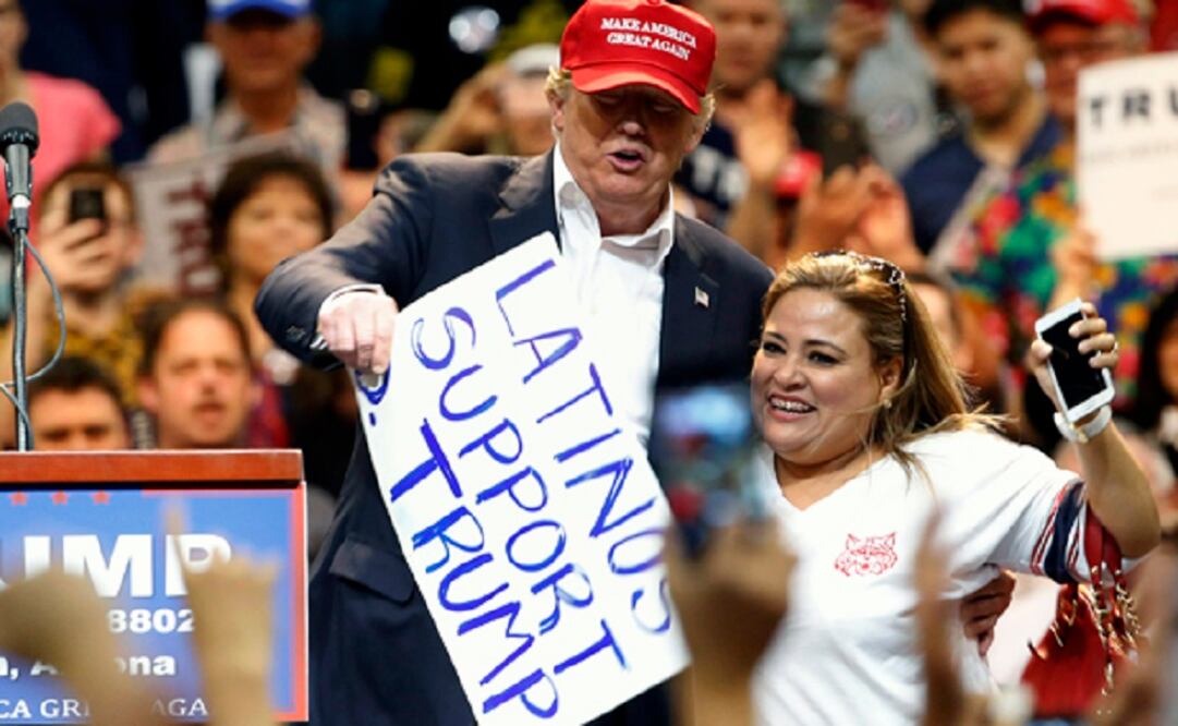 Trump obtuvo un mayor respaldo entre votantes hispanos y afroamericanos en comparación con 2020, lo que podría haber sido clave para su victoria, según Associated Press. Foto: AP
