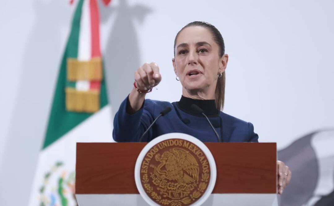 Claudia Sheinbaum en su conferencia matutina del 23 de septiembre de 2025. Foto: Fernanda Rojas / EL UNIVERSAL