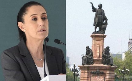 Estatua de Cristóbal Colón se llevará al Museo Nacional del Virreinato en Tepotzotlán, anuncia Sheinbaum