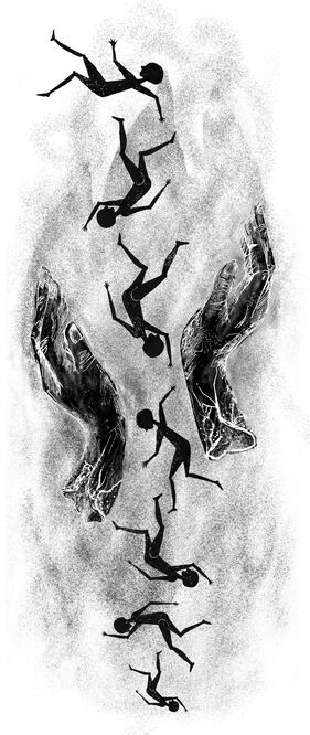 Familiares de los siete interpusieron denuncias por las desapariciones ante la PGR en Fresnillo (ILUSTRACIÓN: ROSARIO LUCAS/EL UNIVERSAL)