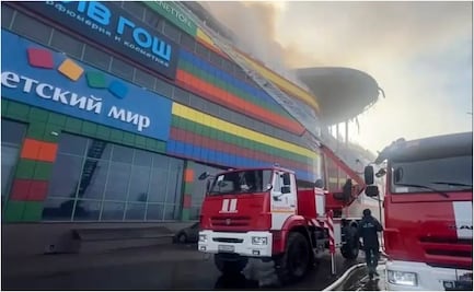 Explosión en centro comercial ruso deja un muerto; ataque pudo ser causado por la caída de un dron ucraniano