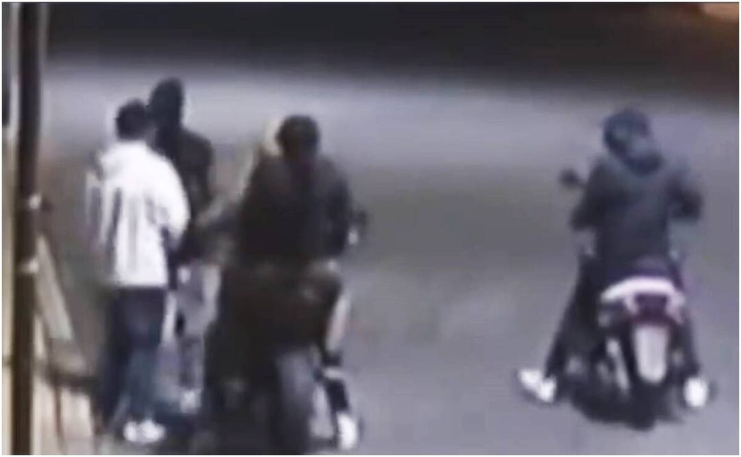 Asalto y golpiza a transeúnte en Chalco. Foto: Especial.