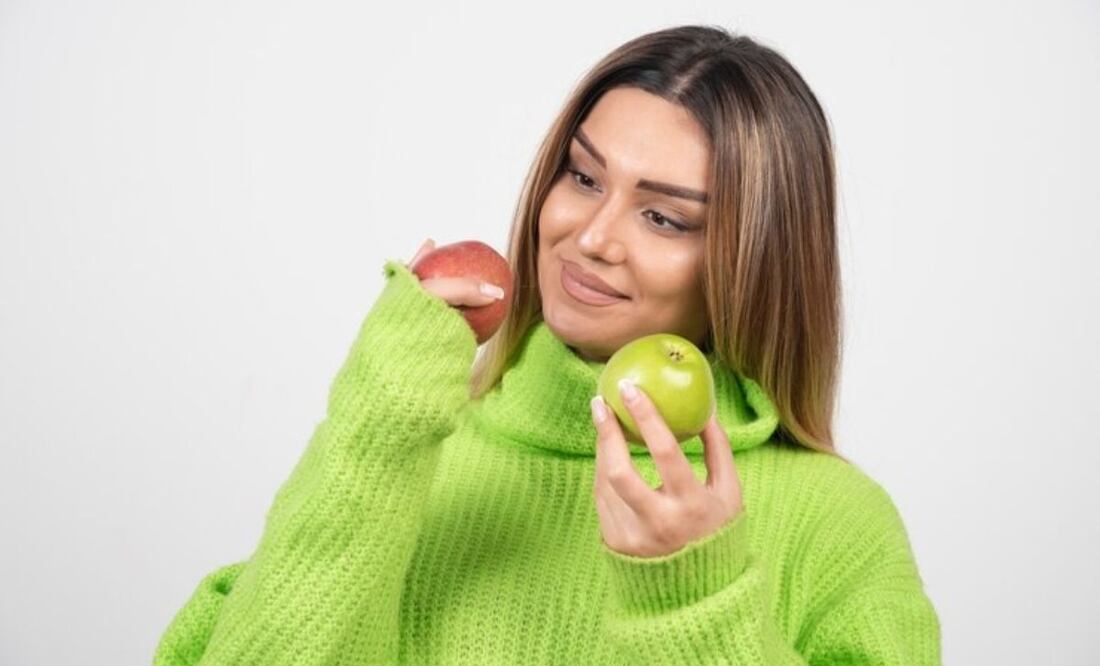 Manzana para cuidar los dientes. Fuente: Freepik