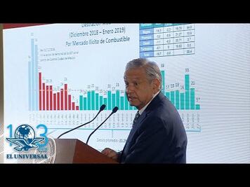 Celebra AMLO que el domingo pasado fue el día con menos robo de combustible