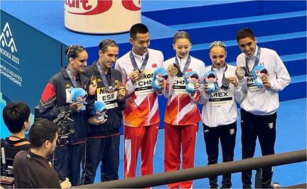 ¡HISTÓRICO RESULTADO! México conquista la medalla de plata en Dueto Mixto en Fukuoka