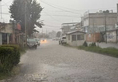 Intensa lluvia deja encharcamientos en Cuautitlán Izcalli; reportan afectaciones a la circulación