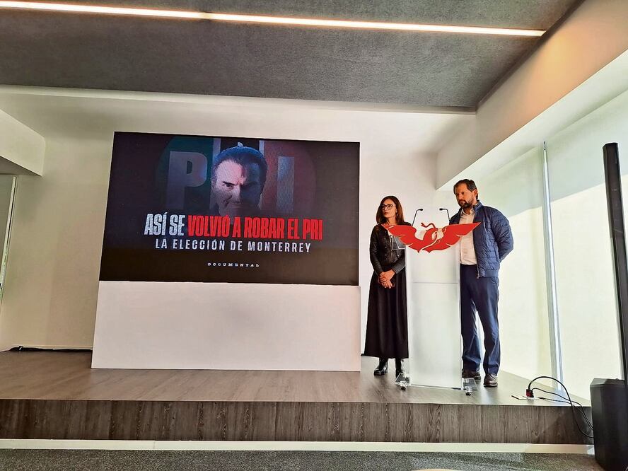 MC expuso en la capital del país un documental en el que acusa al PRI de cometer fraude electoral en Monterrey. Foto: de Doris Carmona. El Universal