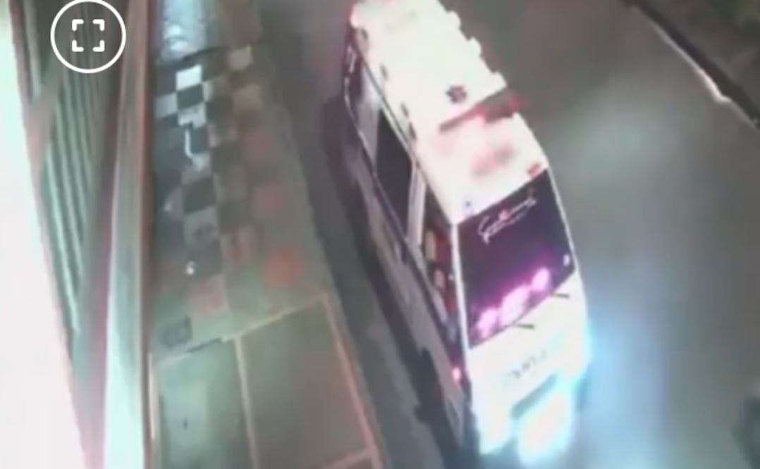 Ambulancia usada para cometer hurtos y secuestros en Bogotá. Foto: EL TIEMPO.