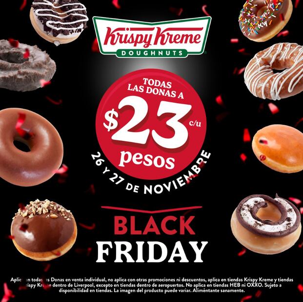 Krispy Kreme lanza irresistibles promoción de donas. Foto: Captura de pantalla.