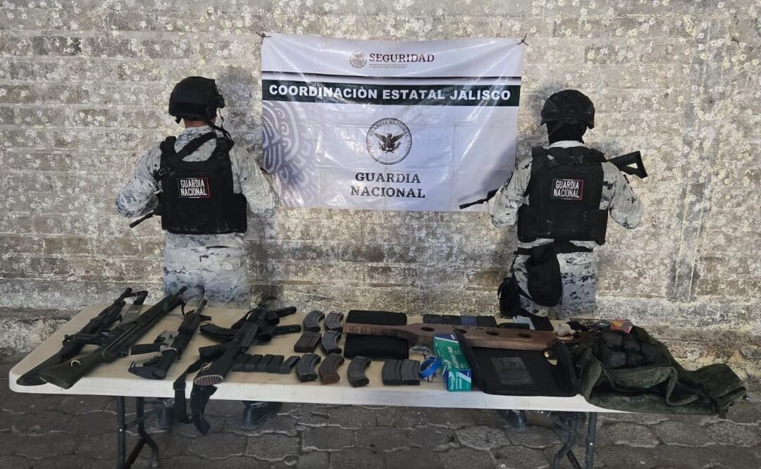 Primera vez en que la Guardia Nacional estuvo en el Rancho Izaguirre. Foto: Tomada de X @GN_MEXICO_