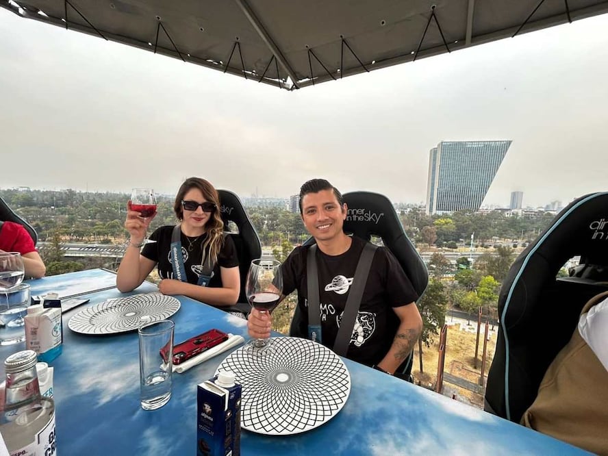 Foto: Dinner in the Sky México