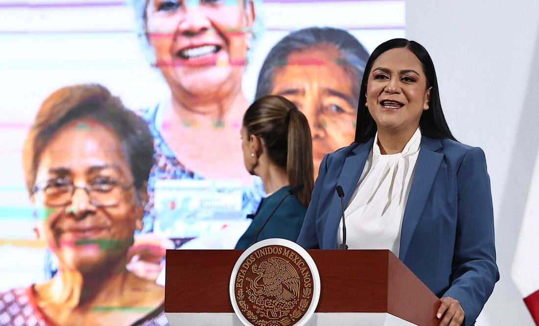 Ariadna Montiel, secretaria de Bienestar. Foto: Berenice Fregoso/EL UNIVERSAL