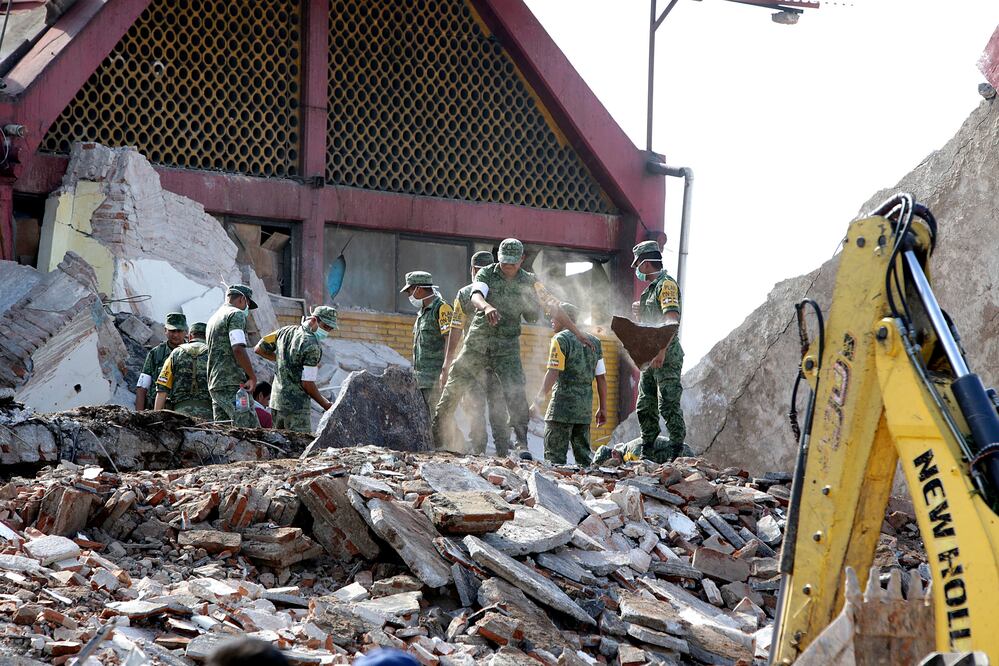 Daños causados por el sismo ocurrido ayer en Juchitán (Foto: Arturo Martínez/El Universal) 
