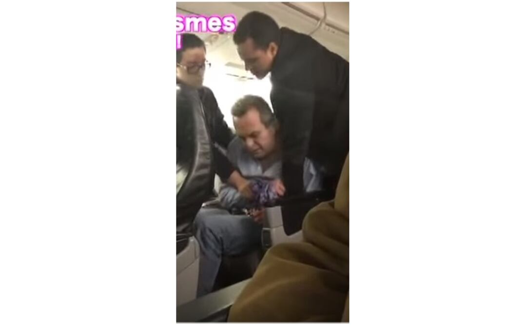 Nieto de Díaz Ordaz protagoniza incidente en avión