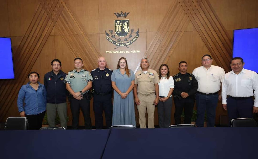 Alcaldesa de Mérida, Cecilia Patrón Laviada, preside la Mesa Interinstitucional de Paz / Foto: Especial