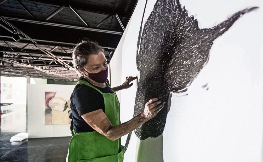 La exposición retrospectiva de Magali Lara se inauguró el pasado sábado en el Museo Universitario de Arte Contemporáneo (MUAC). (07/04/2025) Foto: Fernanda Rojas | El Universal